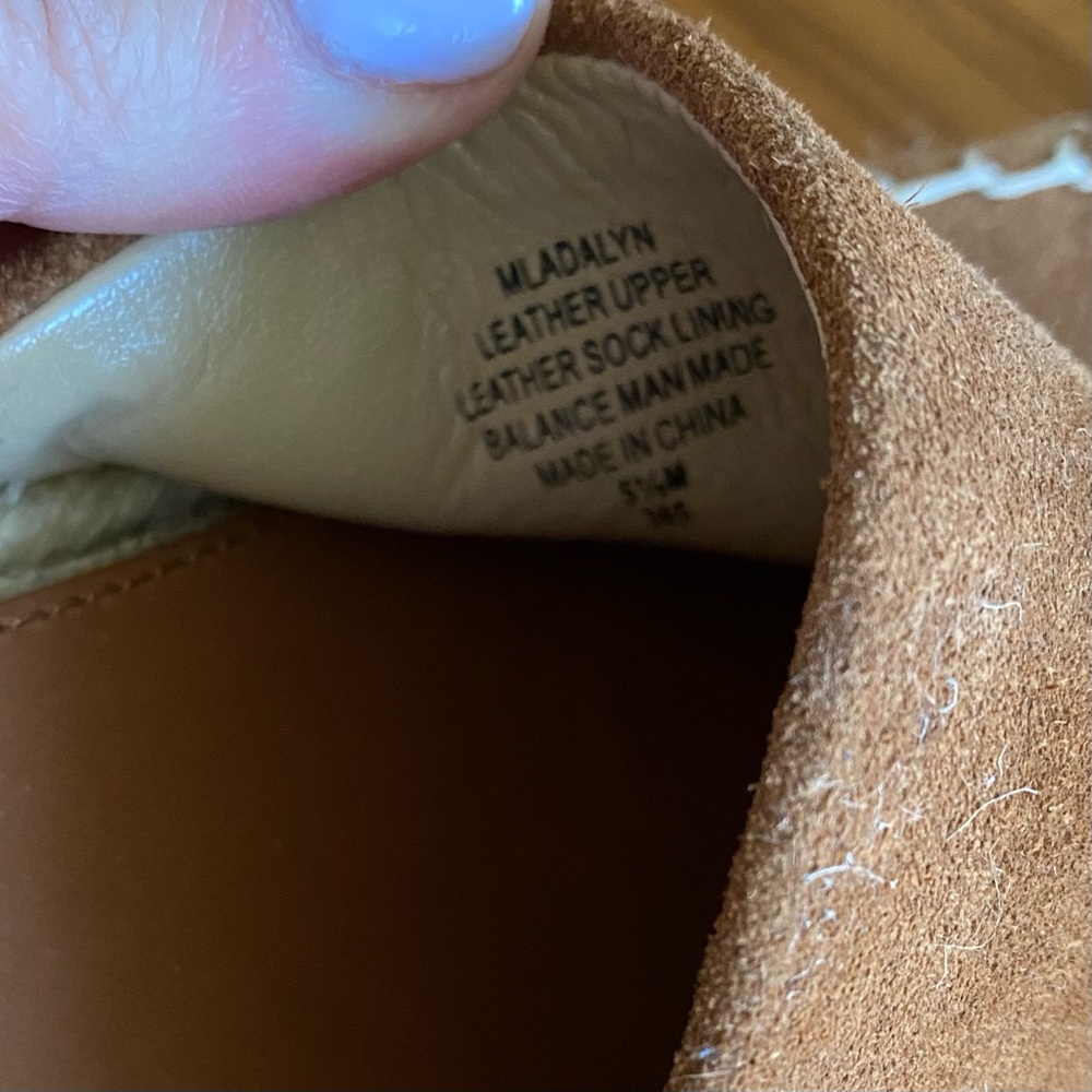 Marc Fisher Adalyn Espadrille Wedge Sandal Women’s SZ 5.5 in Tan Saddle - Picture 8 of 8